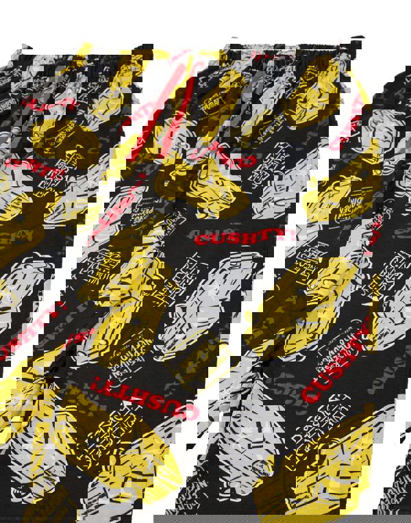 Only Fools And Horses Mens Black Logo Short Sleeve Long Leg Pyjama Set