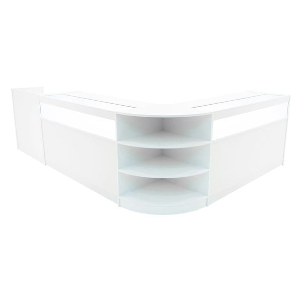 Monstershop Sagittarius LED Shop Counter Set LM60, TB60 & 2 x B1500 - White