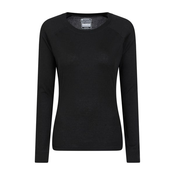 Mountain Warehouse Womens Talus Long-Sleeved Top - Black