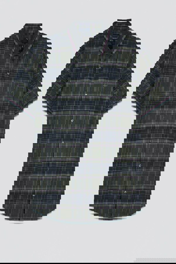 ENORSIA Mens Short Sleeve Shirt With Rib Collar