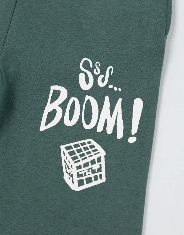 Vanilla Underground Minecraft Boys Green Creeper Sweatshirt and Joggers Set