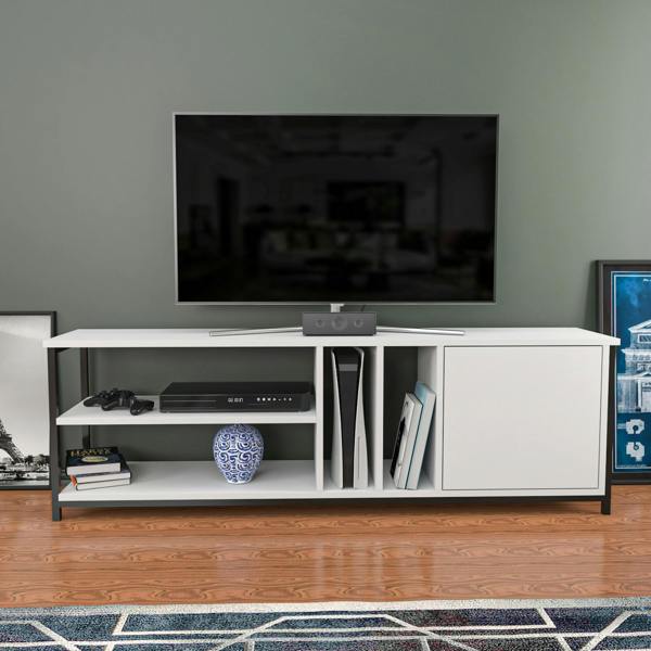 Decorotika Oneida Modern Tv Stand TV Cabinet for TV's up to 72"