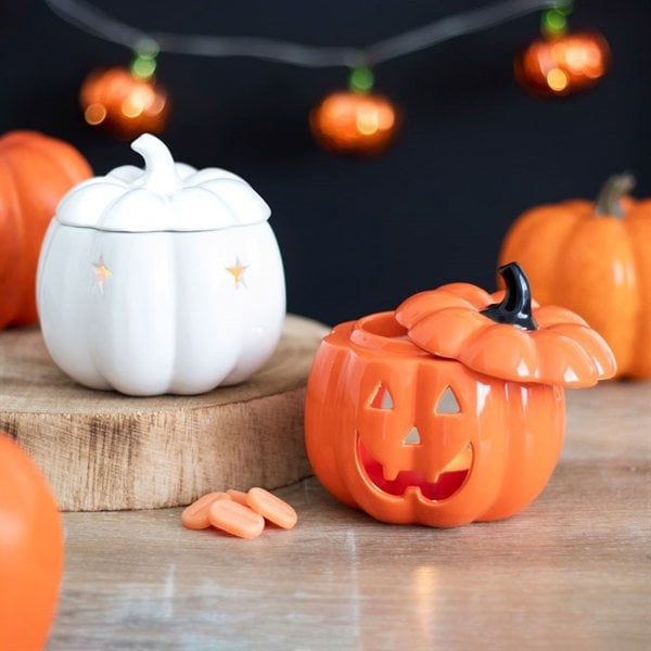 Serano Orange Jack-O-Lantern Oil Burner
