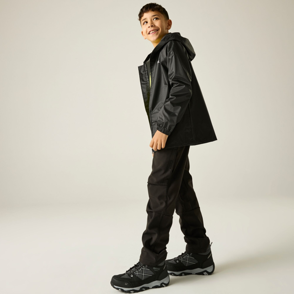 Regatta Great Outdoors Childrens/Kids Stormbreak Waterproof Jacket - Black