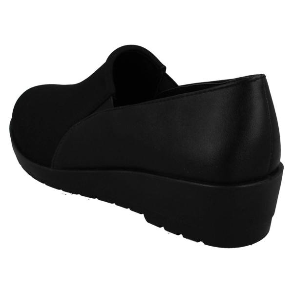 Eaze Ladies Eaze Mid Wedge Casual Shoes F90065