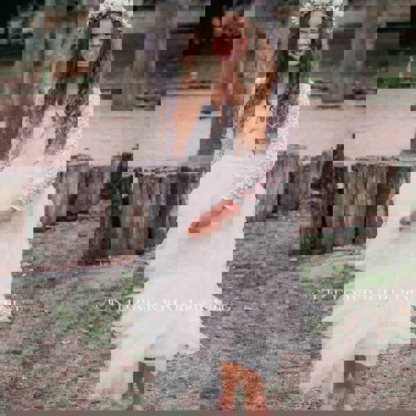 Ivory Lace Girls Dress