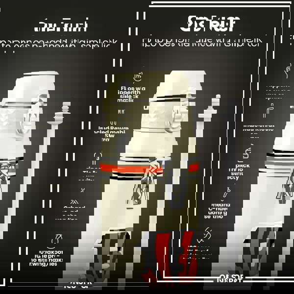 ION8 NFL x ION8 Insulated Steel Water Bottle, NFL Bengals, 750ml (24oz)