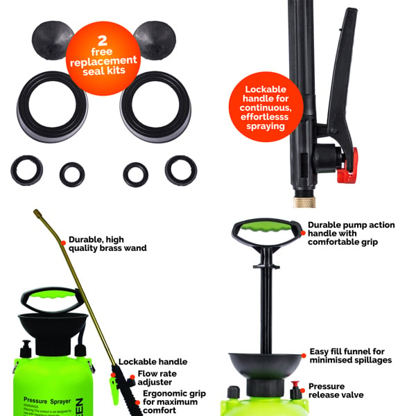 ProKleen Pro-Kleen 3L Pump Sprayer with Pro-Kleen Artificial Grass Cleaner 5L Lavender Fragrance