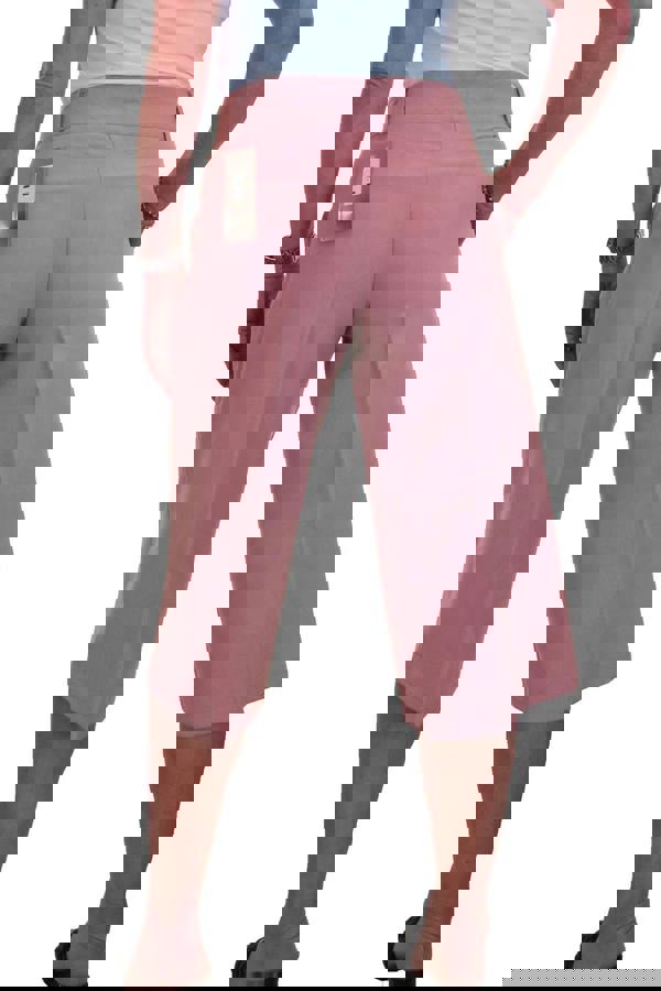 Paulo Due Women's Smart Cropped Leg Culotte Trouser