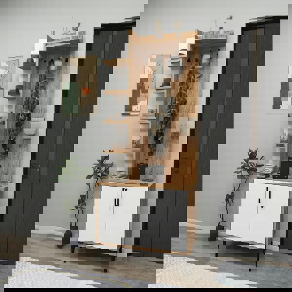 Destina Home Lefteris Hallway Coat Rack with Shelves