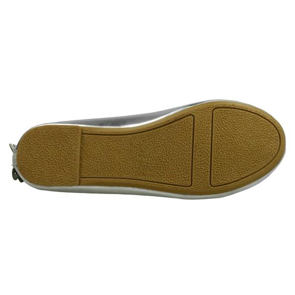 Spot On Girls Spot On Butterfly Heel Trim Ballerinas