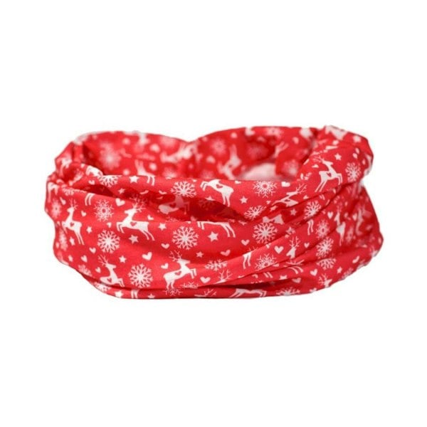 RUFFNEK® Deer Hearts Snood – soft and versatile neck warmer with a heart and deer print. Ideal for winter activities, walks and gifting.