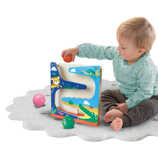 SES Creative Wooden ball track crocodile