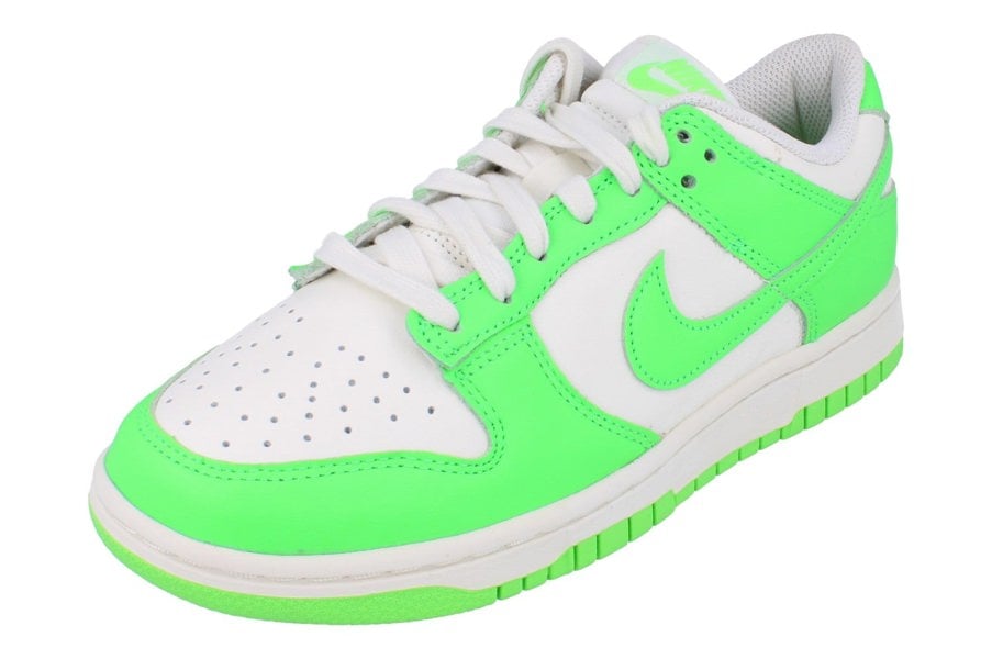 Nike Womens Dunk Low Trainers Hv0842  133 - Sail Green Strike 133 - Photo 0