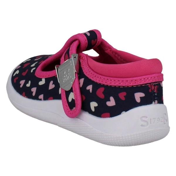 Start-rite Kids Startrite First Walking Canvas T-Bar Shoes Wriggles T-Bar
