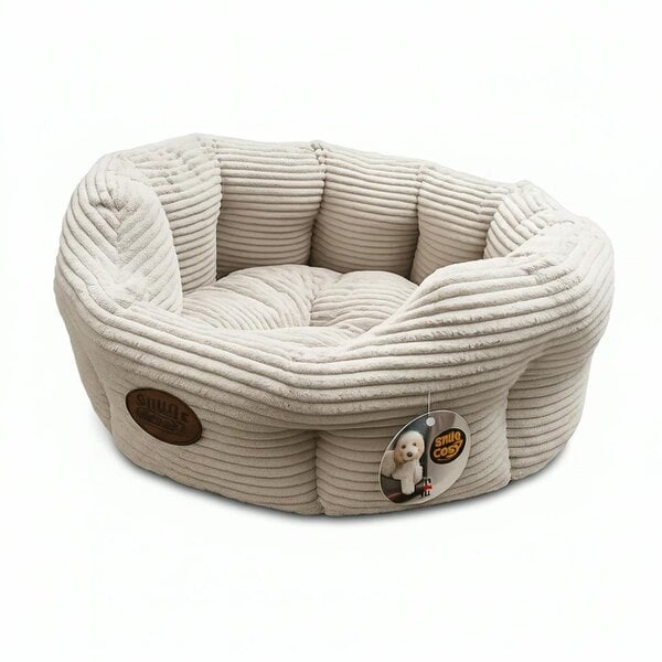 Snug and Cosy Pets San Remo Oval Mink Dog Pet Bed Luxury Sofa Bedding