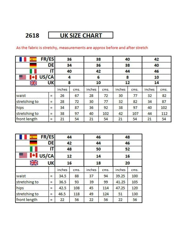 Paulo Due Women's Stretch Cotton Pencil Skirt Knee Length