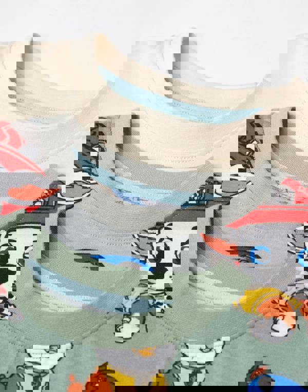 Paw Patrol Boys Multicoloured Boy Pups Multi-Pack of 3 Short Sleeve Short Leg Pyjama Set