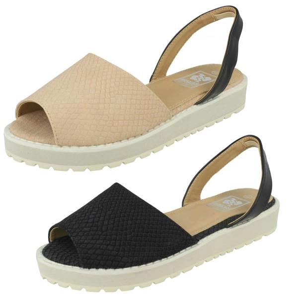 Down to Earth Ladies Down To Earth Slingback Casual Sandals