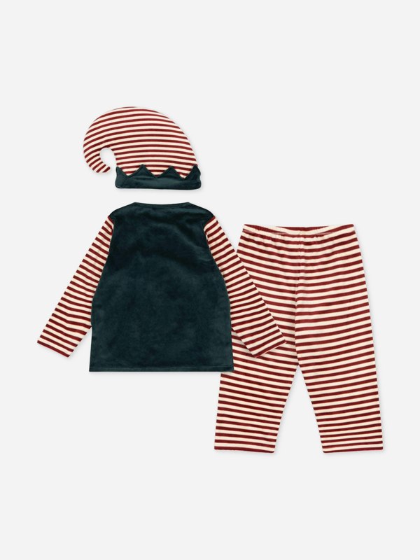 Konges Slojd Konges Sløjd Kids Christmas Elf Costume in Green