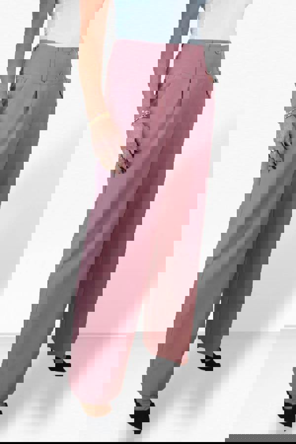 Paulo Due Women's Tailored Wide Leg Office Trousers