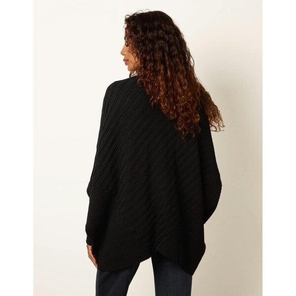 Blue Vanilla Poncho-Style Jumper