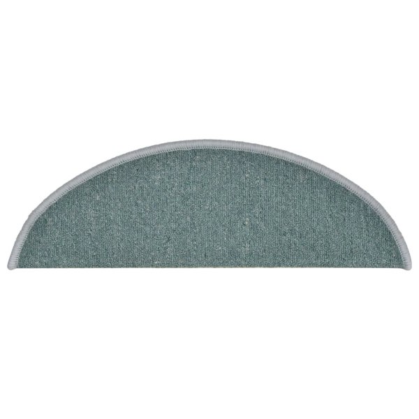 Berkfield Carpet Stair Treads 15 pcs Blue 56x17x3 cm