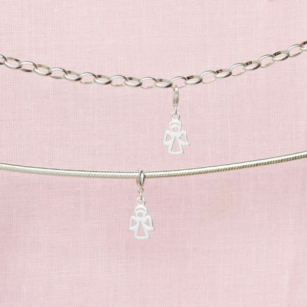 Mylee London Angel Pendant Charm - Sterling Silver