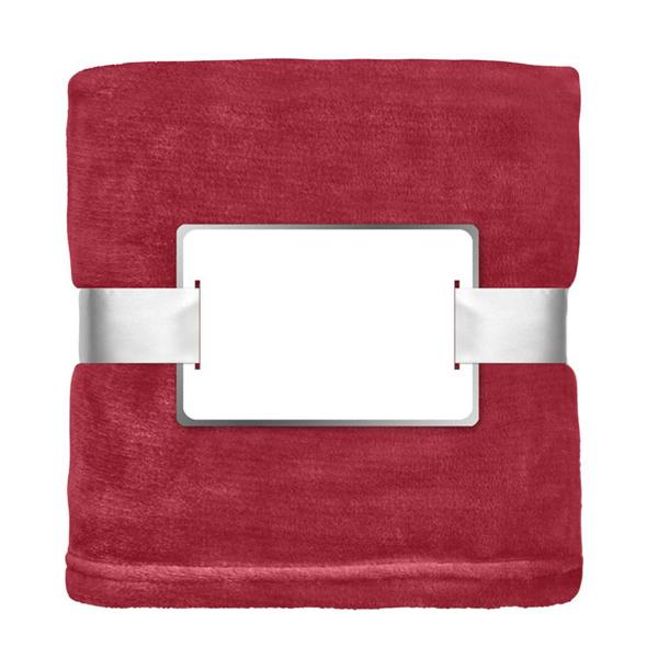 MidOcean Davos Flannel Blanket - Burgundy - 