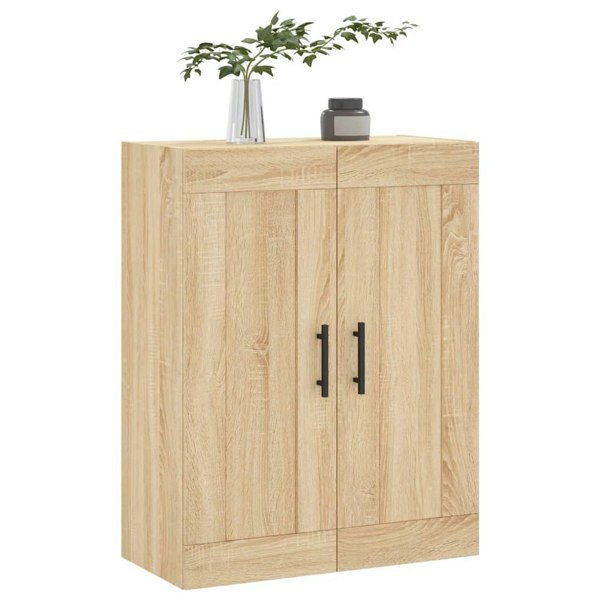 Berkfield Wall Mounted Cabinet Sonoma Oak 69.5x34x90 cm Engineered Wood