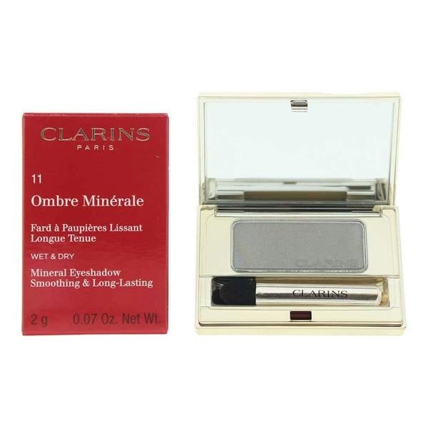 Clarins Ombre Minérale Smoothing  Long-Lasting 11 Silver Green Cosmetics 2g