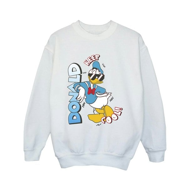 Disney Boys Donald Duck Cool Sweatshirt - White