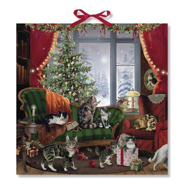 Cats at Christmas Traditional Advent Calendar, Advent Calendars And Cards, Month To View, Cats, Gift