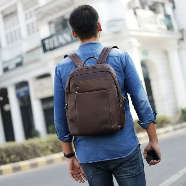 PRIMEHIDE Leather Backpack - Morgan Tuscan
