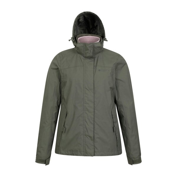 Mountain Warehouse Women's Storm 3 in 1 Waterproof Jacket - Green