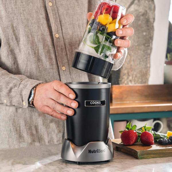 Cooks Professional Nutriblend Blender and Smoothie Maker | Black / Silver