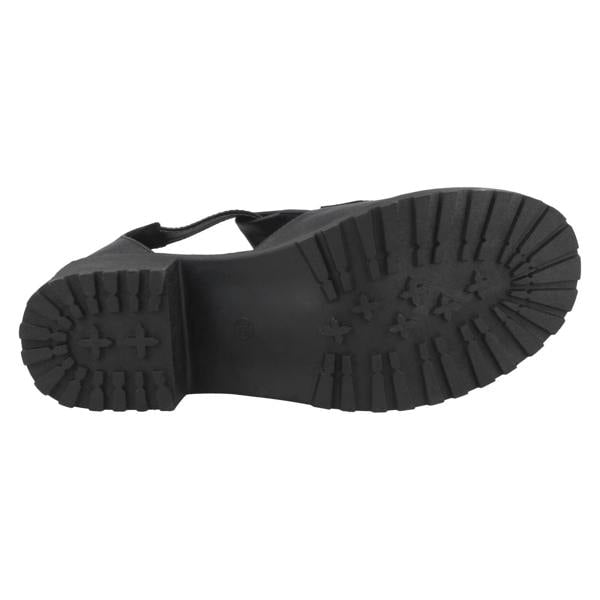 Spot On Ladies Spot On Loafer Inspired Block Heel Buckle Shoes F9728