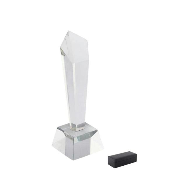 MidOcean Diaward Glass Crystal Trophy - Transparent - 