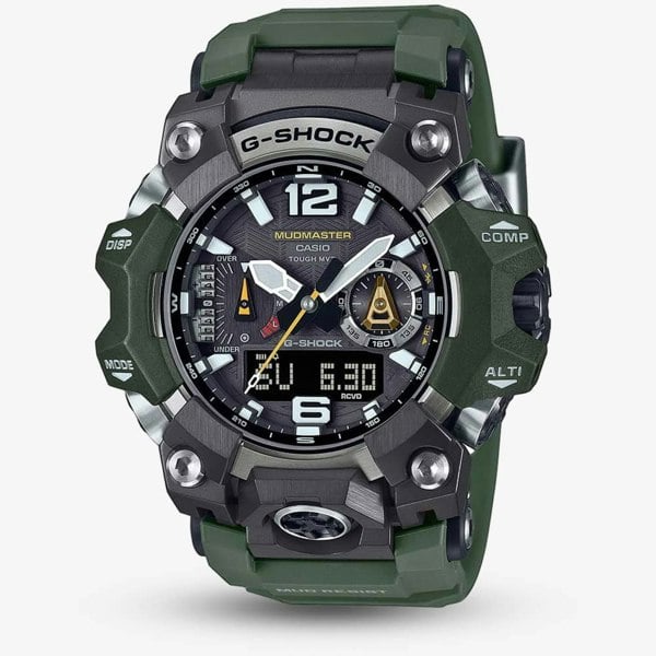 Casio G-Shock New Mudmaster Green Rubber Smart Watch GWG-B1000-3AER