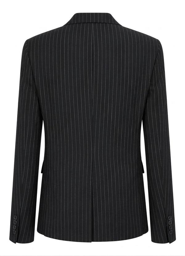 TPW-38 - Women's 3 Piece Black Pinstripe Suit - TruClothing.com - 5