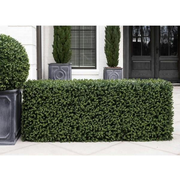 Premium Freestanding Artificial Boxwood Hedge - 56cm x 158cm - Evergreenery