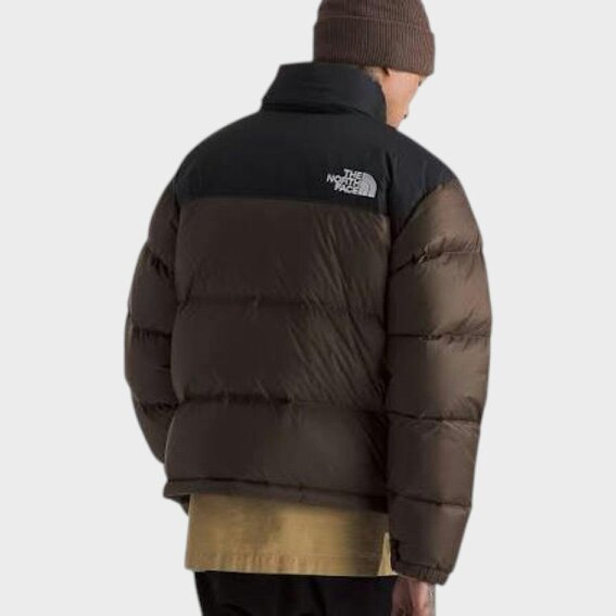 The North Face 1996 Retro Nuptse Jacket Smokey Brown TNF Black
