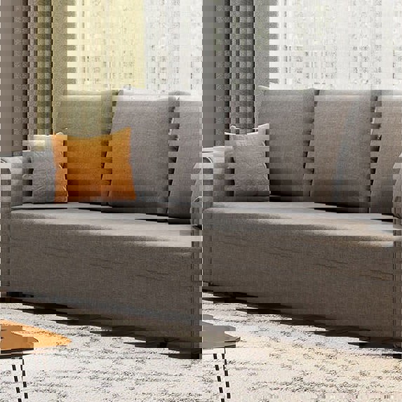 Gertrude Sofa Bed Single Seater, Two Seater, Linen-Weilai Concept-Weilai Concept