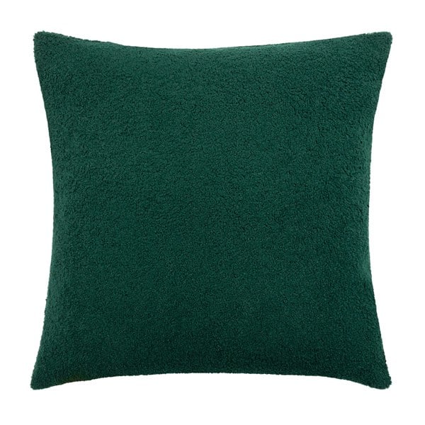 Furn Malham Fleece Square Cushion Cover - Emerald