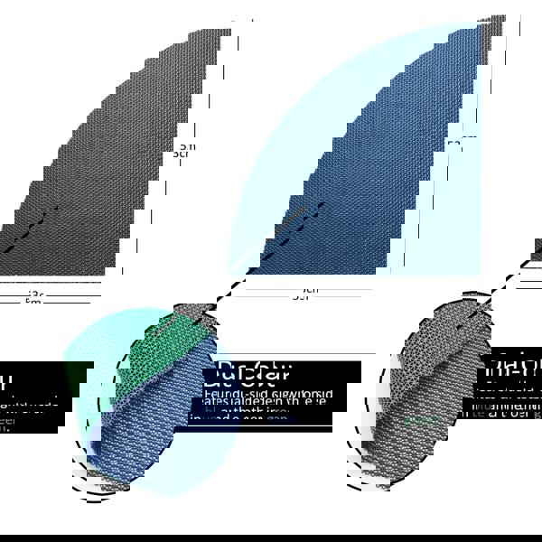 Nicoman Reversible Dual-Colour Shower Mat - Quadrant Shower