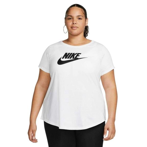 Nike Womens/Ladies Essential T-Shirt - White/Black - 