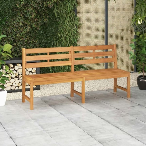 Berkfield Garden Bench 180 cm Solid Teak Wood