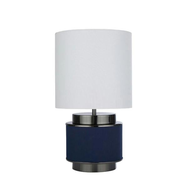 Pagazzi Lighting Marriot Navy & Black Nickel Table Lamp