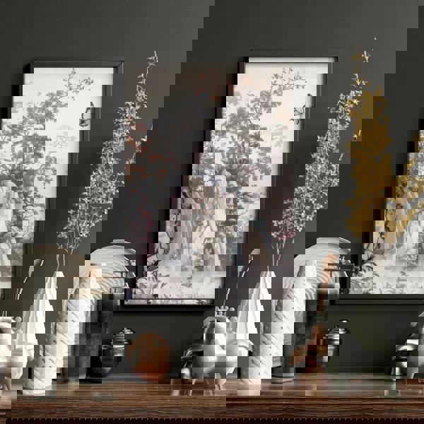 Living Room Picture Wall | Set of 3 Chinoiserie Wall art Prints