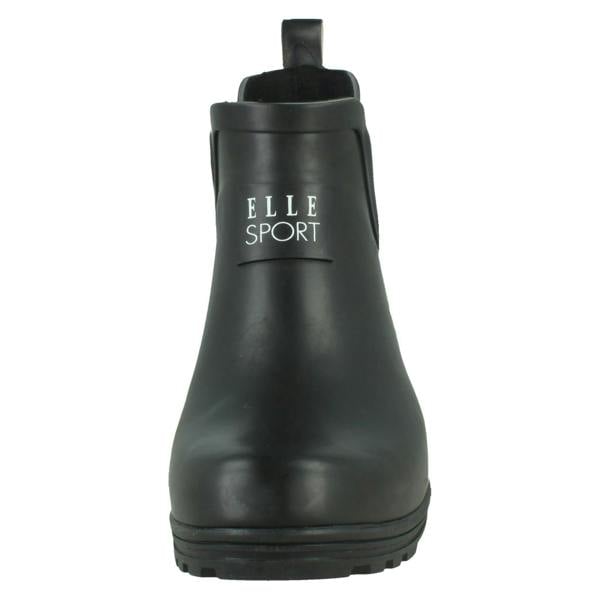 Elle Sport Ladies Elle Sport Pull On Short Ankle Wellington Boots X1278